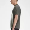 Gradient Randig Herr-T-shirt Gradient Randig Herr-T-shirt