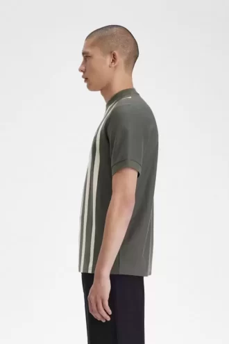 Gradient Randig Herr-T-shirt