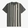 Gradient Randig Herr-T-shirt Gradient Randig Herr-T-shirt