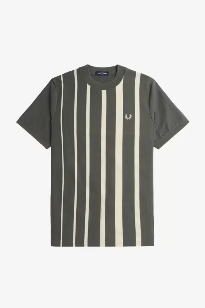 Gradient Randig Herr-T-shirt Gradient Randig Herr-T-shirt