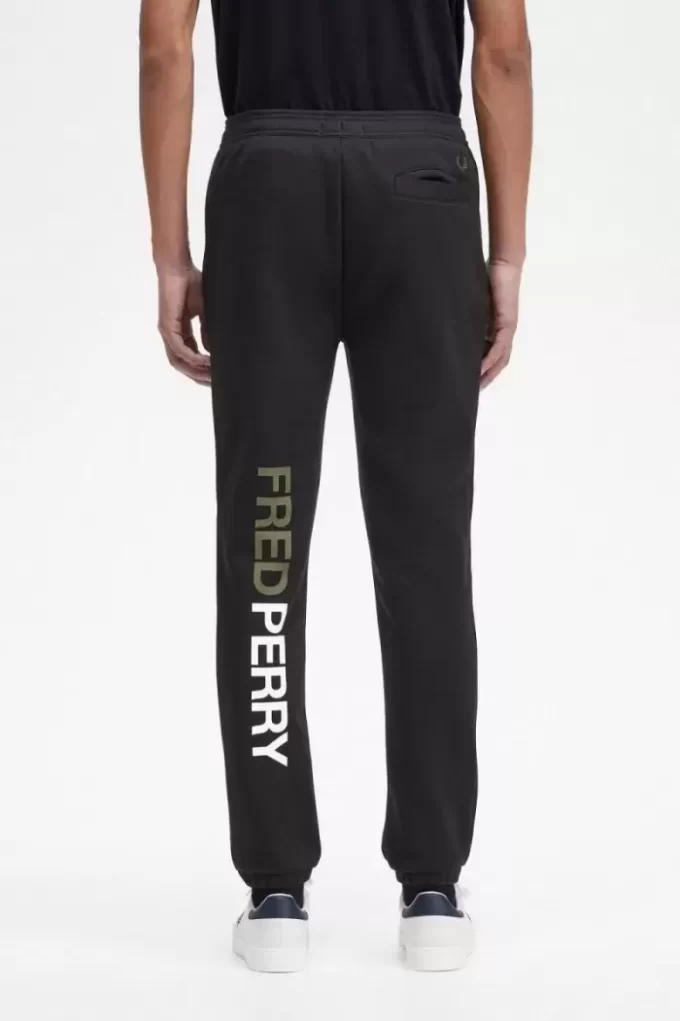 Grafisk varumärkesmönstrad sweatpants för män Grafisk varumärkesmönstrad sweatpants för män