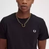 Halsband med lagerkrans och dubbelkedja, smycken för kvinnor Halsband med lagerkrans och dubbelkedja, smycken för kvinnor