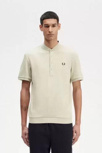 Henley herrpoloskjorta