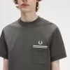 Herr-T-shirt med dubbla fickor Herr-T-shirt med dubbla fickor