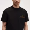 Herr-T-shirt med dubbla fickor Herr-T-shirt med dubbla fickor