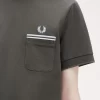 Herr-T-shirt med dubbla fickor Herr-T-shirt med dubbla fickor