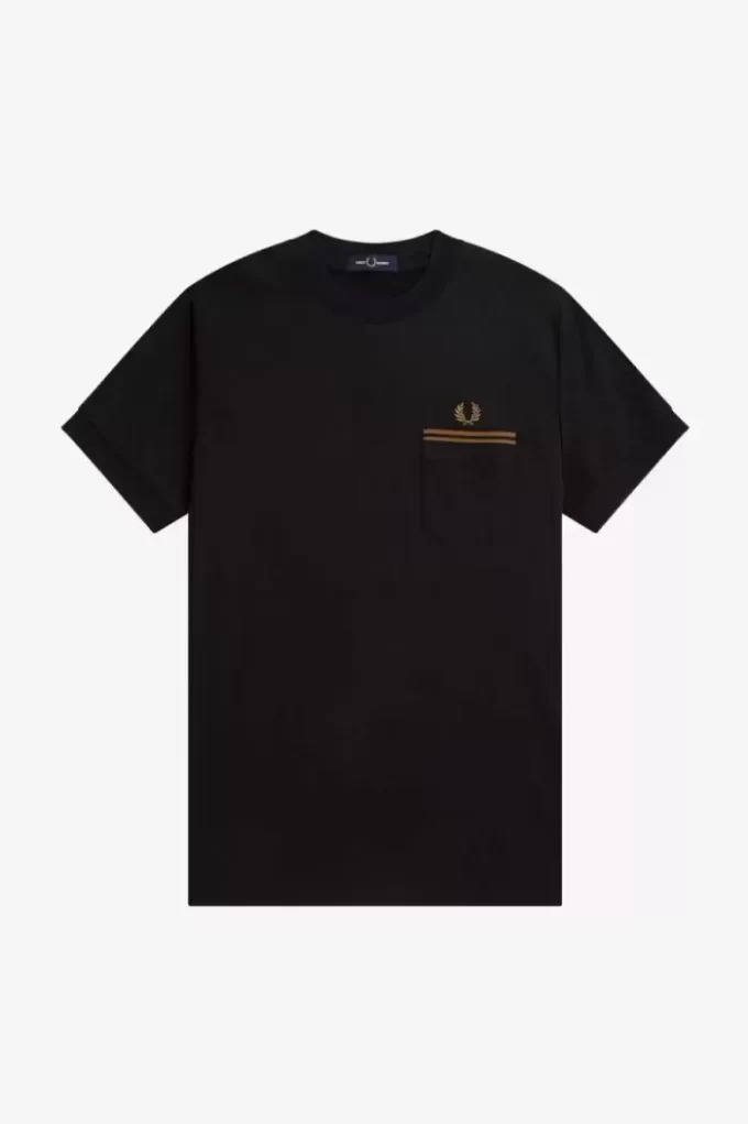 Herr-T-shirt med dubbla fickor Herr-T-shirt med dubbla fickor