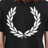 Herr-T-shirt med laurelkrans och grafik Herr-T-shirt med laurelkrans och grafik