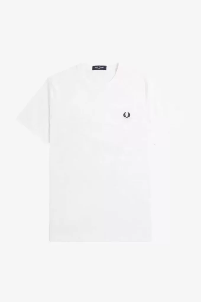Herr-T-shirt med laurelkrans och grafik Herr-T-shirt med laurelkrans och grafik