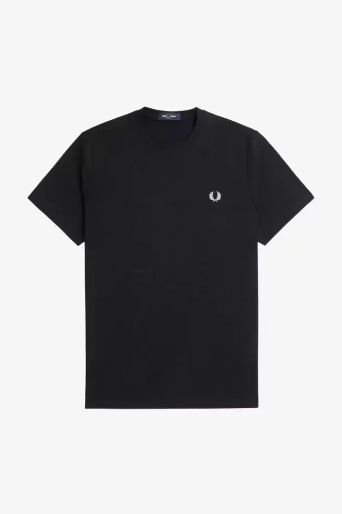 Herr-T-shirt med laurelkrans och grafik Herr-T-shirt med laurelkrans och grafik