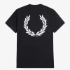 Herr-T-shirt med laurelkrans och grafik Herr-T-shirt med laurelkrans och grafik