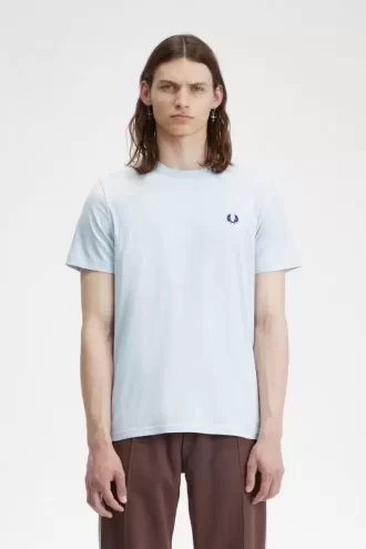 Herr-T-shirt med rund hals Herr-T-shirt med rund hals