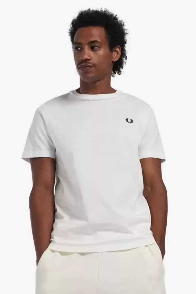 Herr-T-shirt med rund hals Herr-T-shirt med rund hals