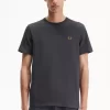 Herr-T-shirt med rund hals Herr-T-shirt med rund hals