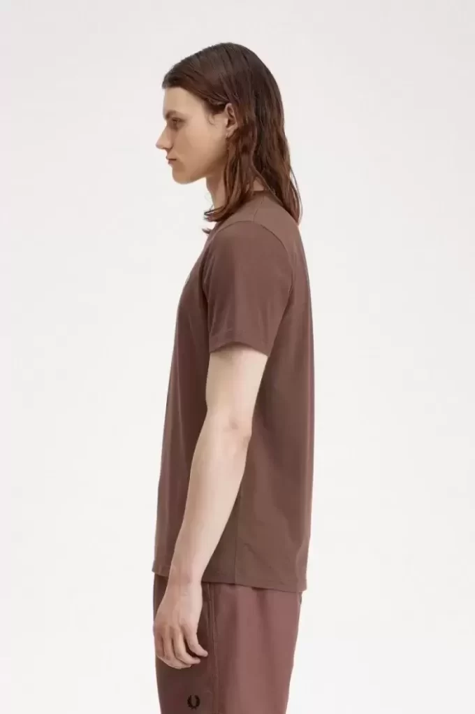 Herr-T-shirt med rund hals Herr-T-shirt med rund hals