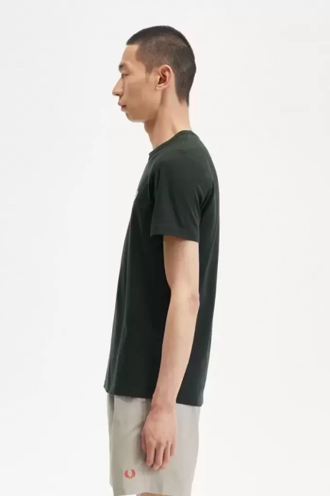 Herr-T-shirt med rund hals Herr-T-shirt med rund hals