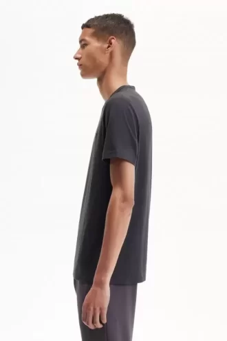 Herr-T-shirt med rund hals
