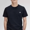 Herr-T-shirt med rund hals Herr-T-shirt med rund hals