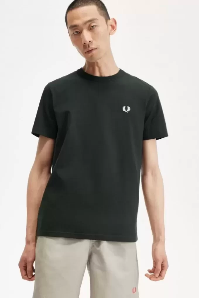 Herr-T-shirt med rund hals Herr-T-shirt med rund hals