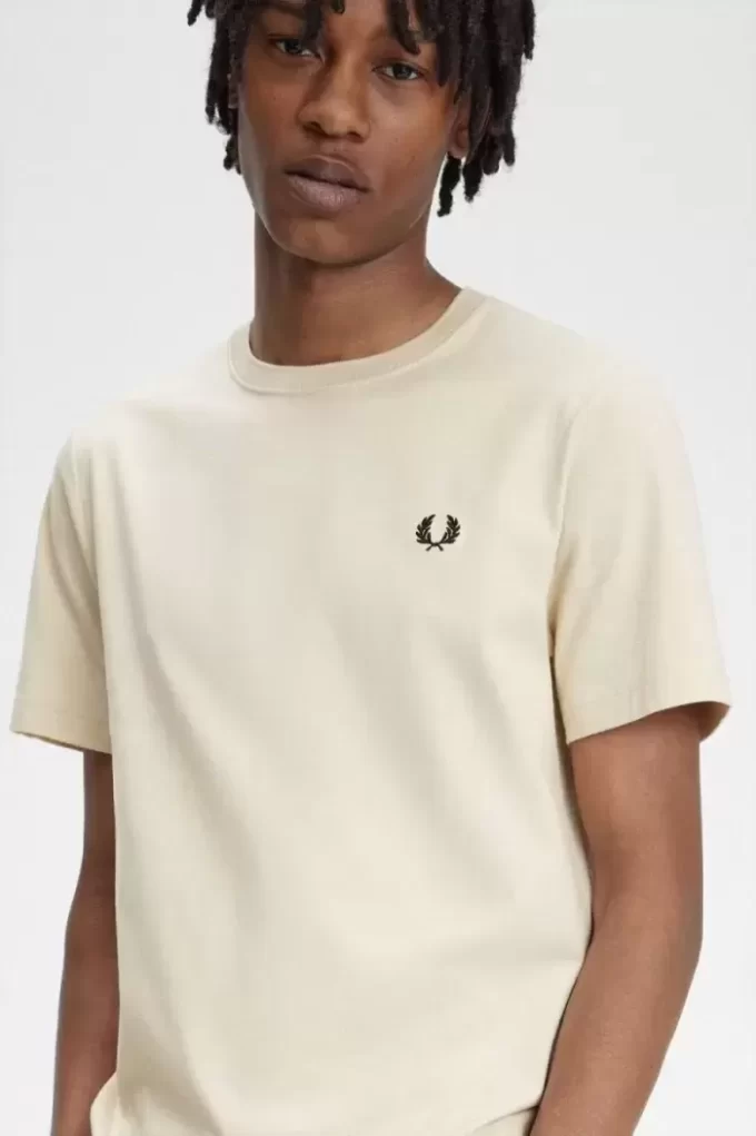 Herr-T-shirt med rund hals Herr-T-shirt med rund hals