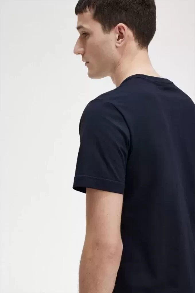 Herr-T-shirt med rund hals Herr-T-shirt med rund hals