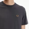 Herr-T-shirt med rund hals Herr-T-shirt med rund hals