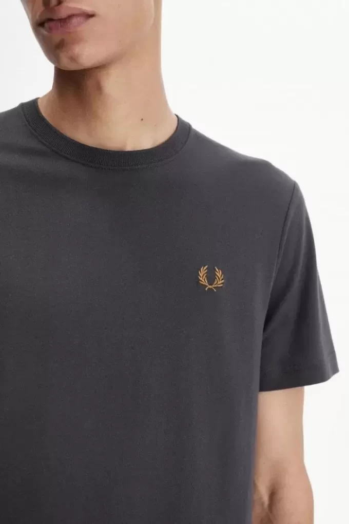 Herr-T-shirt med rund hals Herr-T-shirt med rund hals