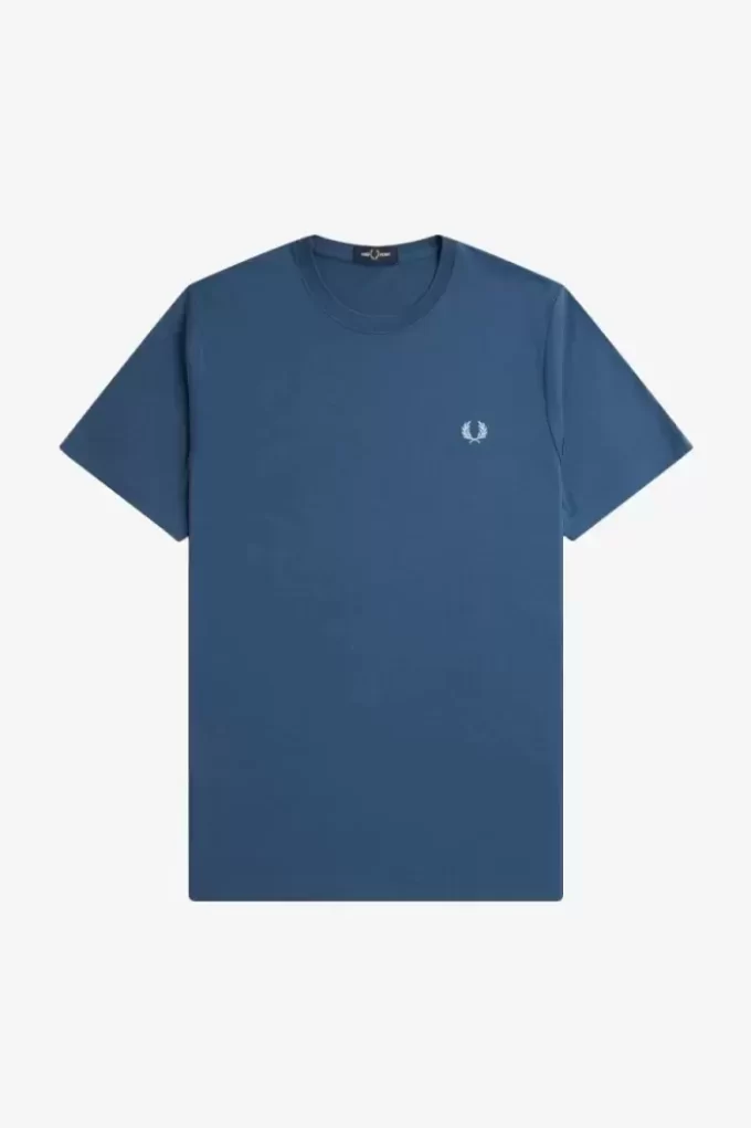 Herr-T-shirt med rund hals Herr-T-shirt med rund hals