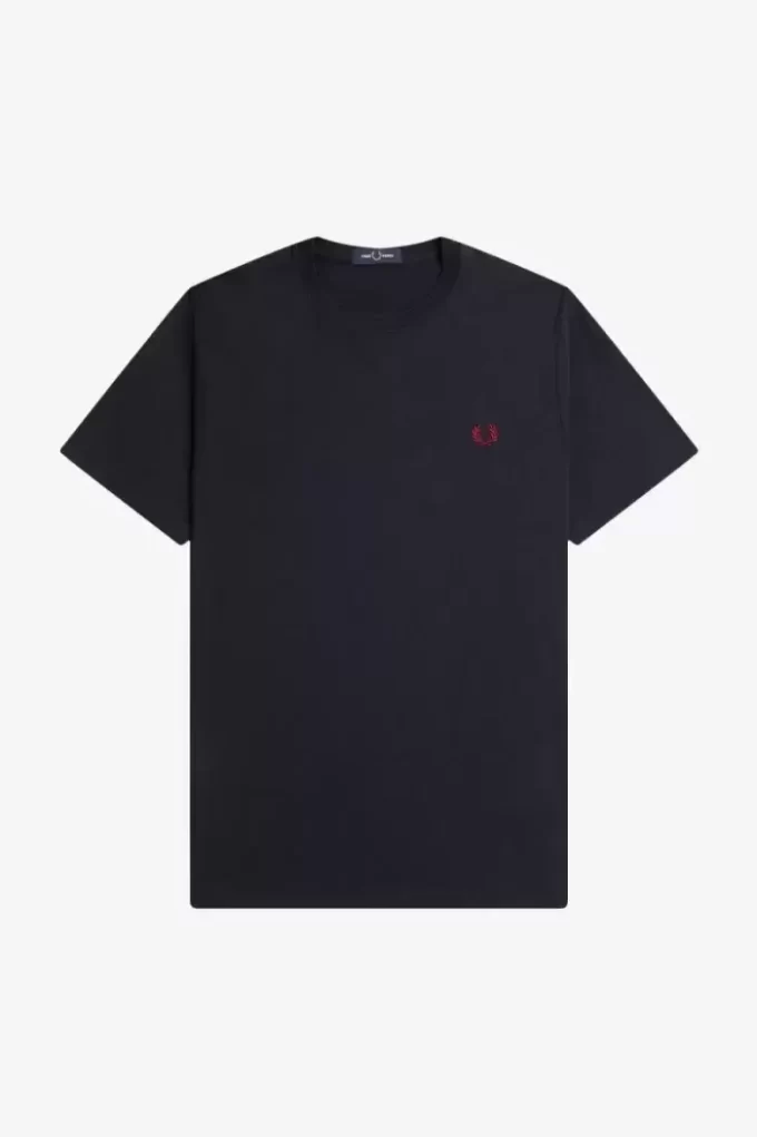 Herr-T-shirt med rund hals Herr-T-shirt med rund hals