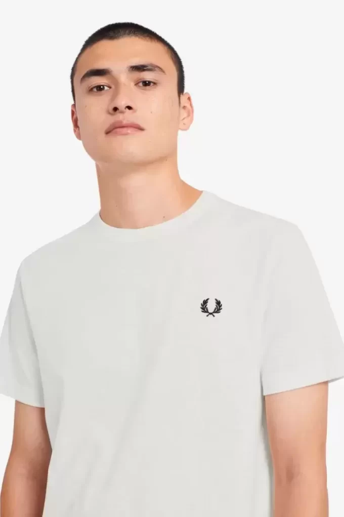 Herr-T-shirt med rund hals Herr-T-shirt med rund hals