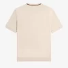 Herr-T-shirt med rund hals och pikémönster Herr-T-shirt med rund hals och pikémönster