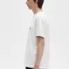 Herr-T-shirt med spetsad ärm Herr-T-shirt med spetsad ärm