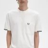 Herr-T-shirt med spetsad ärm Herr-T-shirt med spetsad ärm