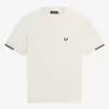 Herr-T-shirt med spetsad ärm Herr-T-shirt med spetsad ärm