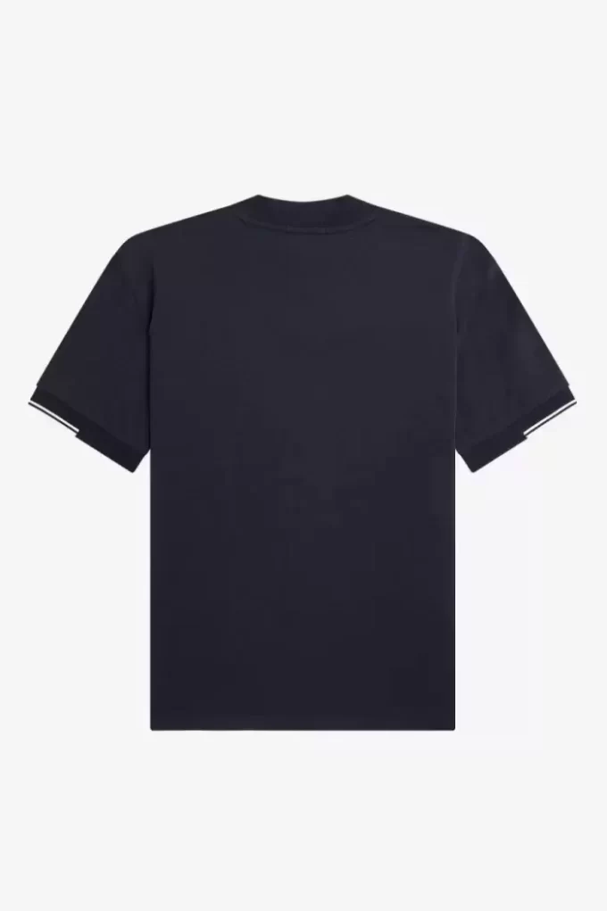Herr-T-shirt med spetsad ärm Herr-T-shirt med spetsad ärm