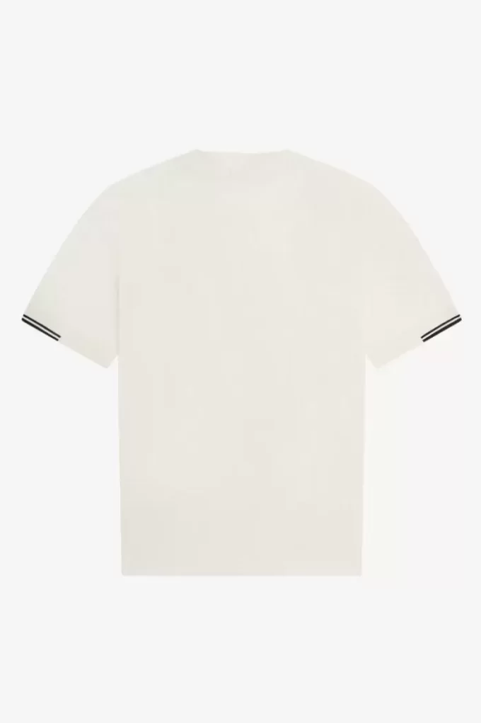 Herr-T-shirt med spetsad ärm Herr-T-shirt med spetsad ärm