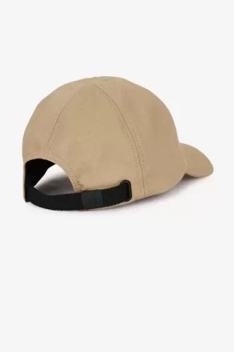 Herrkepsar med grafisk märkestryck i twill