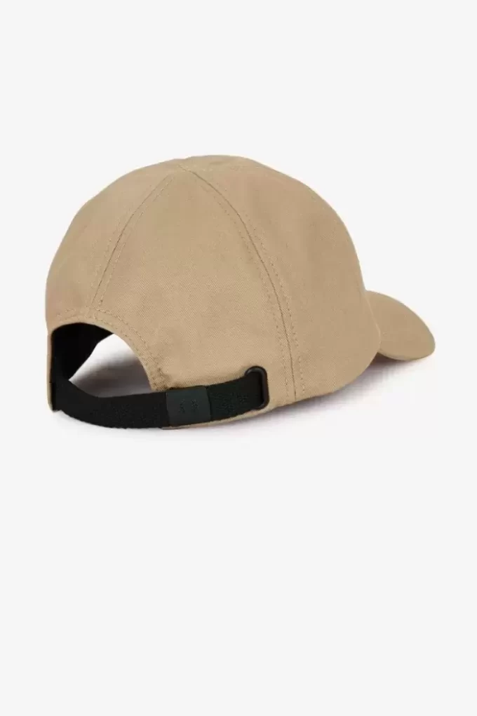 Herrkepsar med grafisk märkestryck i twill