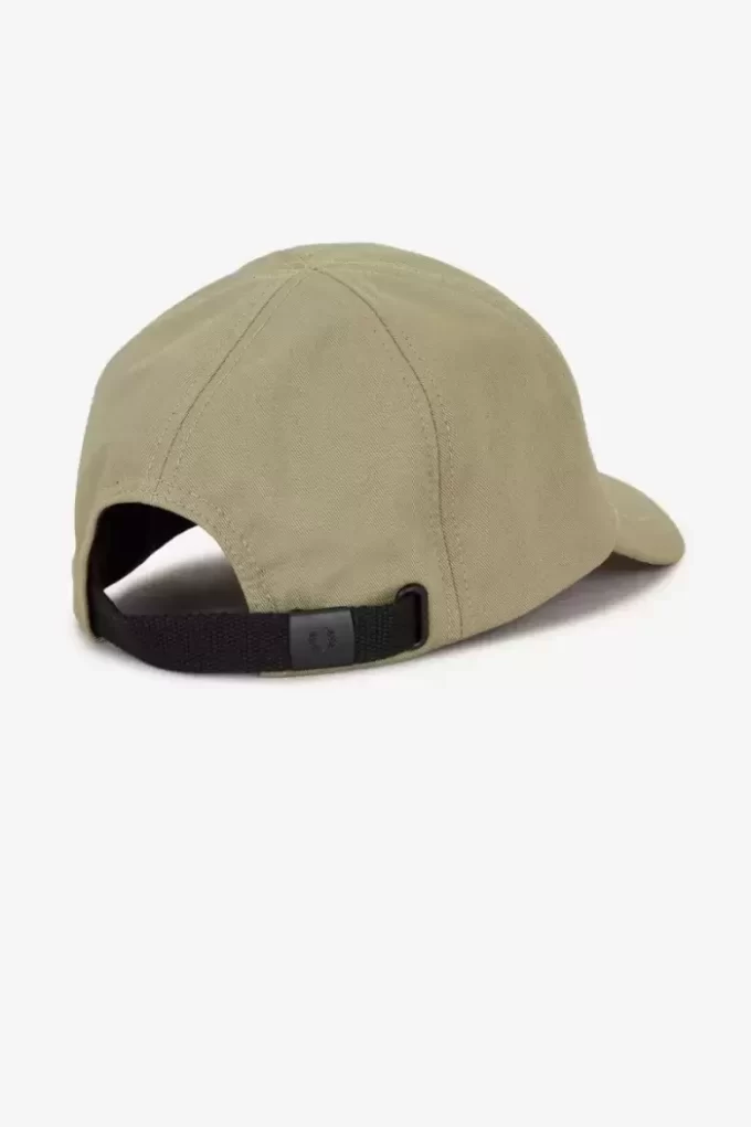 Herrkepsar med grafisk märkestryck i twill