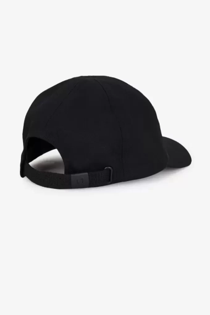 Herrkepsar med grafisk märkestryck i twill