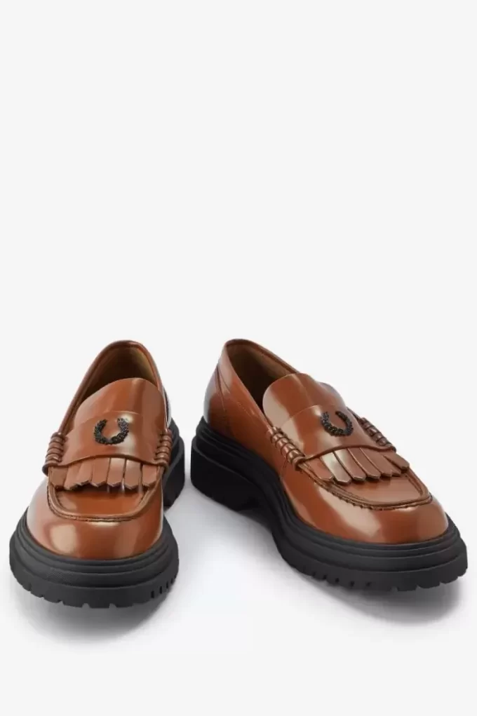 Herrloafers i läder Herrloafers i läder