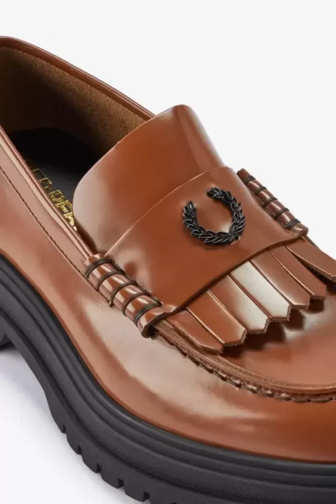 Herrloafers i läder Herrloafers i läder