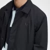 Herrparkas med knappar och Mac-logotyp Herrparkas med knappar och Mac-logotyp