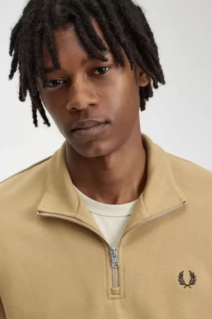 Herrtröjor med halv dragkedja Herrtröjor med halv dragkedja