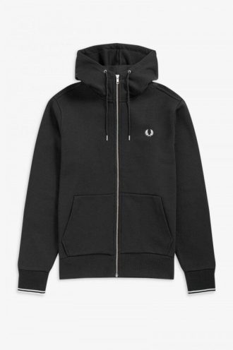 Hoodie med dragkedja
