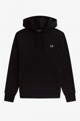 Hoodie med lagerkranstryck