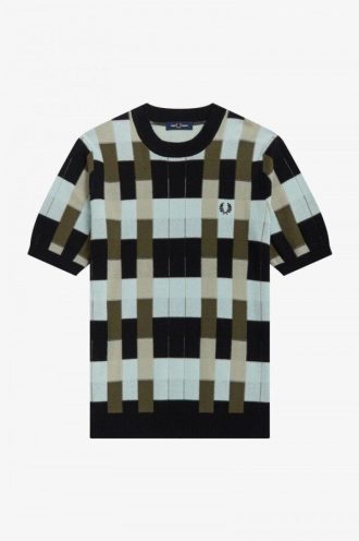 Jacquardstickade T-shirts
