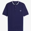 Kabelstickad Henley-skjorta för män Kabelstickad Henley-skjorta för män
