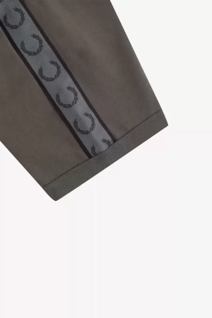 Kontrastbandad ringtröja för män Kontrastbandad ringtröja för män