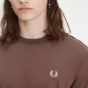 Kontrastbandad ringtröja för män Kontrastbandad ringtröja för män